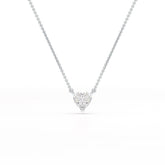 1 Ct Lab Grown Diamond Heart Pendant